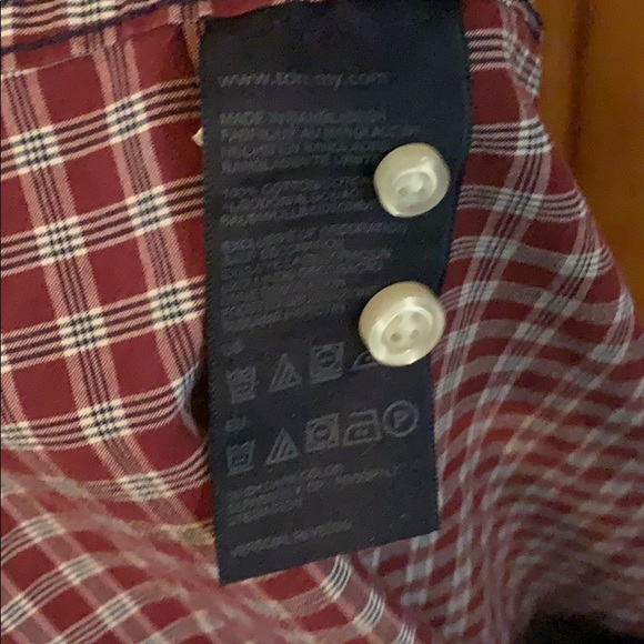 Tommy Hilfiger button down shirt sz L Cardinal - Picture 4 of 4